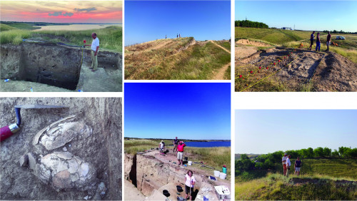 Fig. 2. Sultana: Sectorul Tell – aspecte din campania 2021