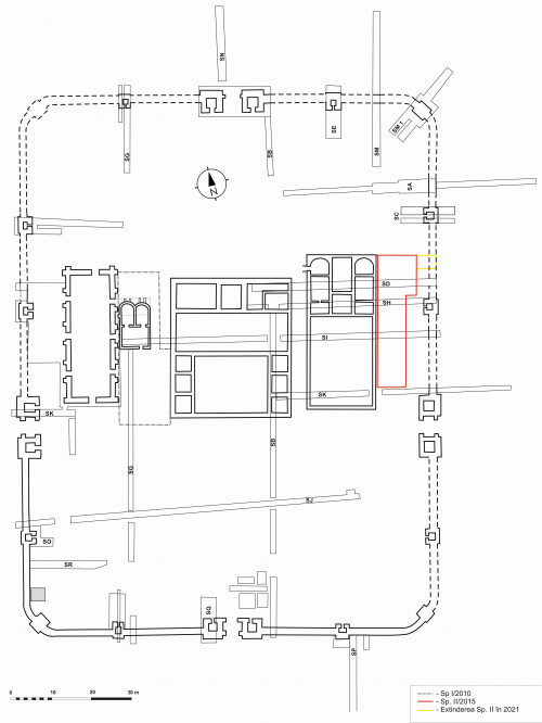 Fig. 1. Planul general al castrului de la Câmpulung – Jidova 