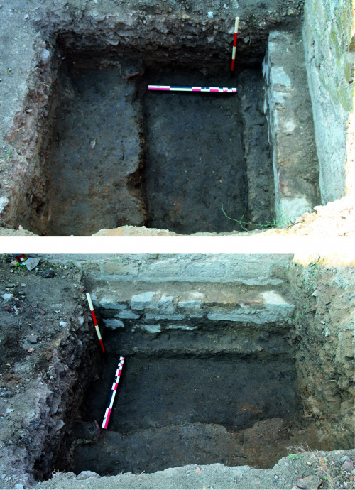 Fig. 5. Turnul Mare (TC1). Aspecte din timpul cercetărilor.