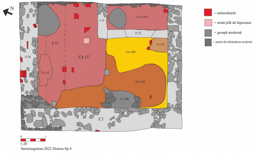 Fig. 1. Desen de plan al Sp4.