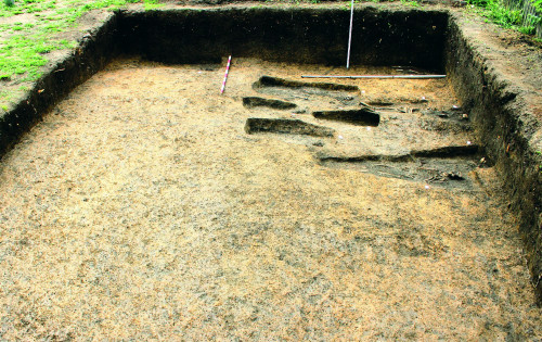 Fig. 1. Caseta A (Cas A): vedere generală dinspre nord (foto: A. Gafincu, 2022).