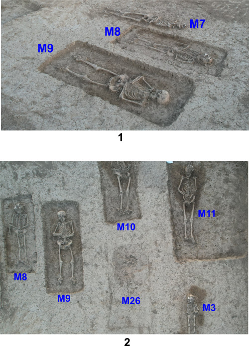 Pl. IV. Detaliu mormintele M7-M11.