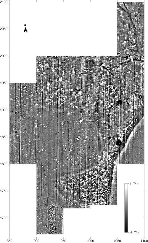 Fig. 2. Harta geomagnetică (autor: M. Posselt, 2022).