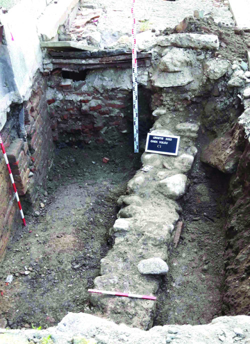Fig. 2. Fundația din caseta C1.
