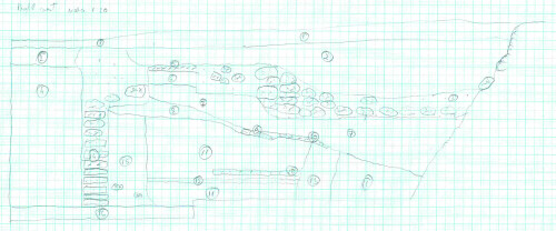 Fig. 4. Profil vest al casetei din C7.