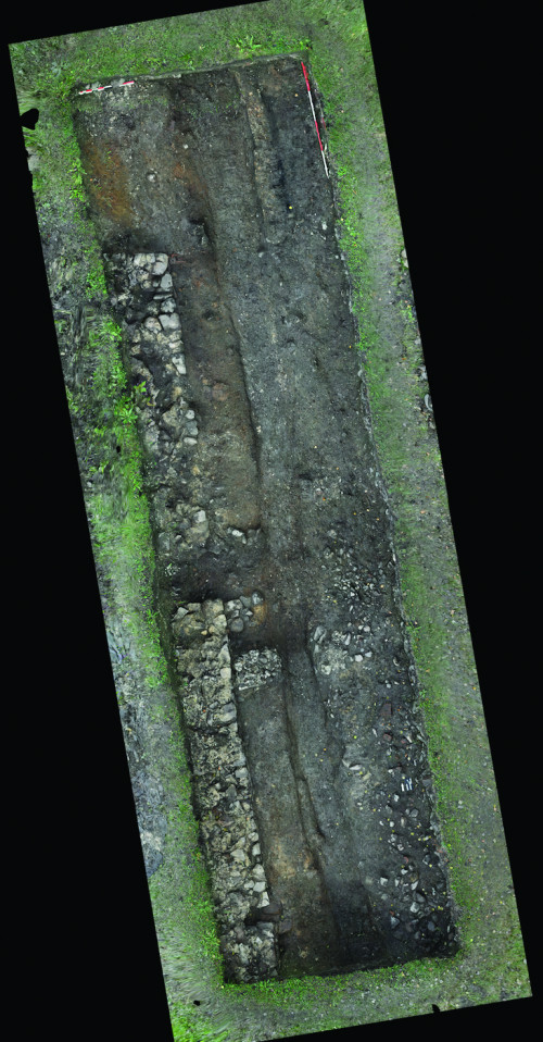 Fig. 3. Fotogrammetria suprafeței cercetate (faza principală de piatră).