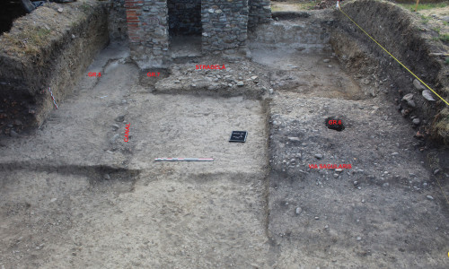 Fig. 1. Sp. II, carourile 8-11/D-G – extinderea către turnul de curtină.