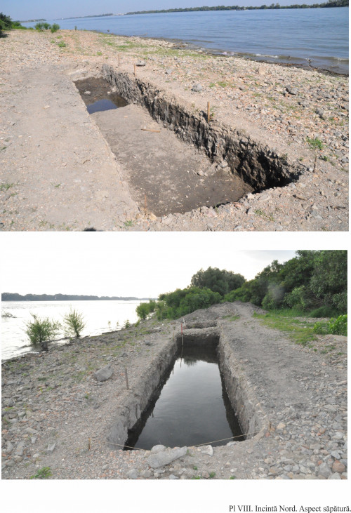 Fig. 8. Incintă Nord. Aspect săpătură.