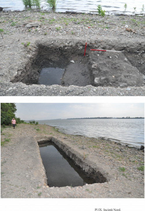 Fig. 9. Incintă Nord. Aspect săpătură.