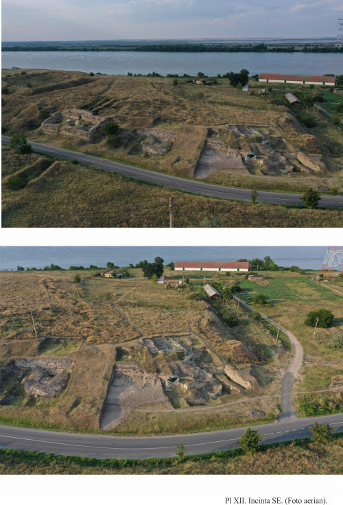 Fig. 2. Incinta SE. Curtina 1 (Aspect săpătură).