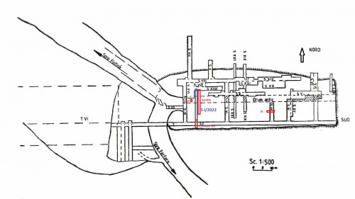 Fig. 1. Planul general al săpăturilor pe Terasa V (după D. Berciu/Vlad Lăzărescu/C. Bărbulescu).