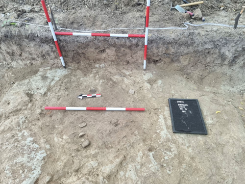 Fig. 7 a. Imagine din timpul cercetărilor în M8.