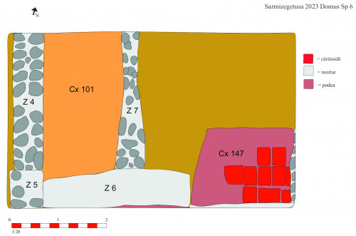 Fig. 3. Desen de plan al SP6.