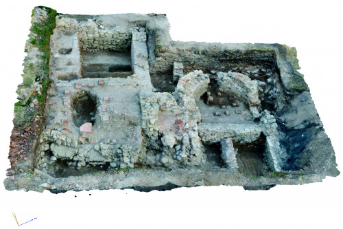 Fig. 6. Fotogrammetrie ilustrând stadiul final al cercetărilor în campania 2023.