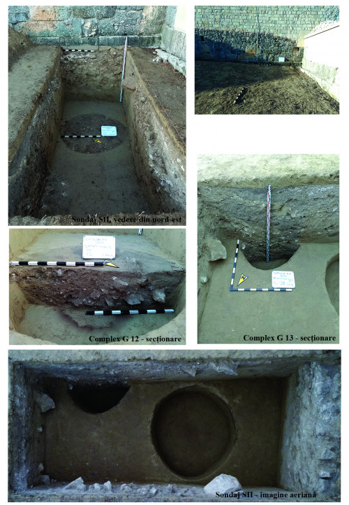 Fig. 11. Curtina F, extra muros, sondaj SII.