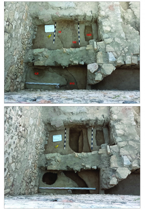 Fig. 3. Edificiul E2, C7, complexele ȘI, ȘII, ȘIII, G5 și ȘVI.