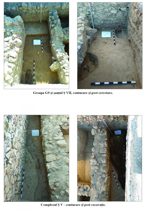 Fig. 4. Edificiul E2, C7, complexele ȘVII, G9 și ȘV.