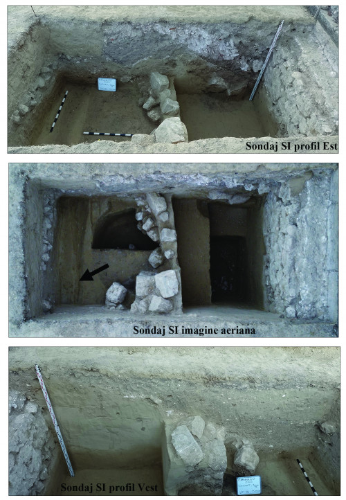 Fig. 9. Curtina F, extra muros, sondaj SI.