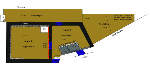 Fig. 1. Anexă (planul general al suprafețelor).
