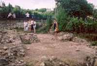 Chronicle of the Archaeological Excavations in Romania, 2003 Campaign. Report no. 142, Pietroasele, SCVV Pietroasa - Necropola 2; Valea Bazinului<br /><a href='CronicaCAfotografii/2003/142/pietroasele-sali-cu-paviment-c-e.jpg' target=_blank>Display the same picture in a new window</a>