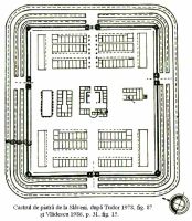 Chronicle of the Archaeological Excavations in Romania, 2007 Campaign. Report no. 162, Slăveni, Cetate<br /><a href='CronicaCAfotografii/2007/162-SLAVENI-OT-Castru-2/plan-castru-slaveni.jpg' target=_blank>Display the same picture in a new window</a>