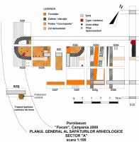 Chronicle of the Archaeological Excavations in Romania, 2009 Campaign. Report no. 34, Jac, Pomet - zona centrală, forum<br /><a href='CronicaCAfotografii/2009/sistematice/034/JAC-SJ-Porolissum-Matei-Sector-A-FINAL.jpg' target=_blank>Display the same picture in a new window</a>